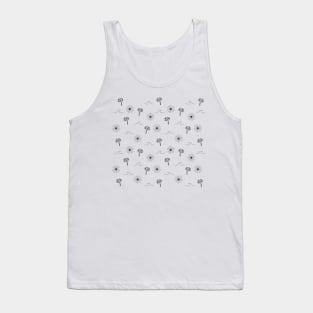 surf sun and palm tree pattern Tank Top